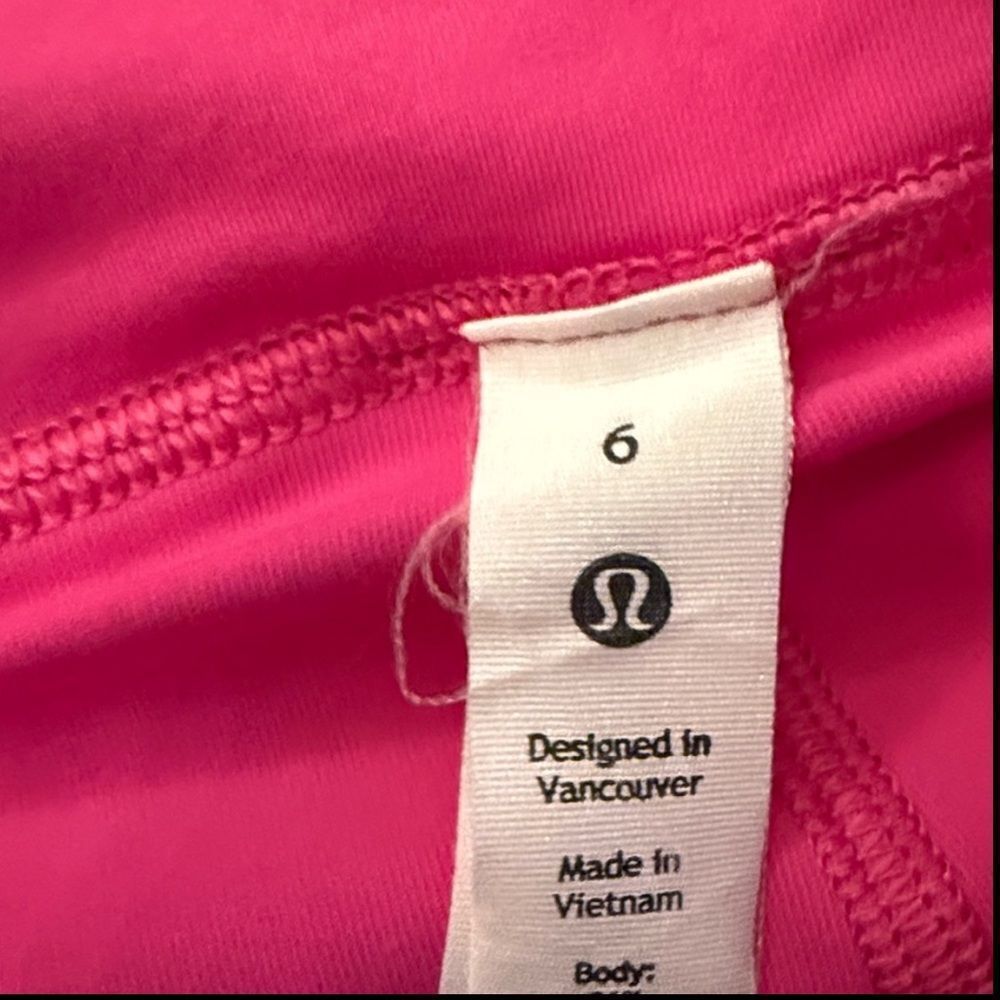 New Lululemon Pace Rival Mid Rise Skirt Ripened Raspberry Size 6 - Picture 9 of 11